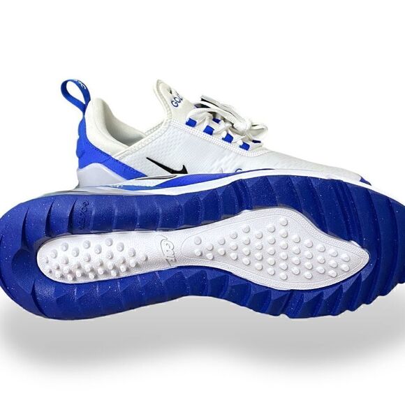 Nike Air Max 270 G Mens Golf Shoes White Racer Blue CK6483-106 size 11.5 No Box